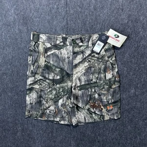 Under Armour Mossy Oak Treestand Camo Hunting Cargo Shorts Heatgear Men’s 34 - Picture 1 of 7