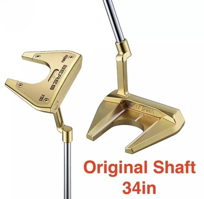 Honma Beres P303 Putter Gold-Plated Double-Milled Face +HEADCOVER + SEALED £1200 - Image 1 of 4