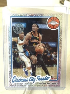 2025-26 Topps NBA Flagship Jalen Williams Cromo Plata Pack Mojo OKC Thunder⭐️ - Imagen 1 de 2