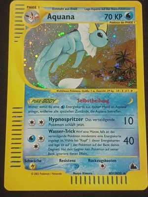 Aquana Swirl Holo H31/H32 Skyridge Deutsch NM Pokemon - Bild 1 von 2