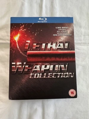 Lethal Weapon Collection - 1 - 4 Boxset (Box Set) (Blu-ray)  Very Good Condition - Image 1 of 4