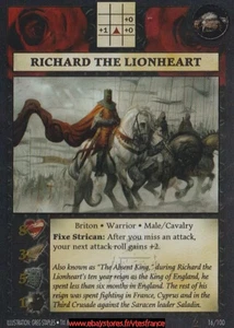 Anachronism - Richard the Lionheart 16/100 / Set #2 Eng - Picture 1 of 2