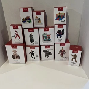 12 2023 Hallmark Keepsake Ornaments - New - Picture 1 of 13