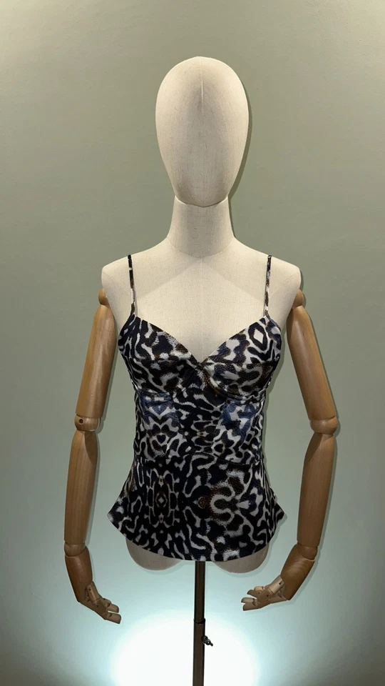 Corsé para mujer Just Cavalli multicolor estampado animal talla 42 Foto 1 de 4