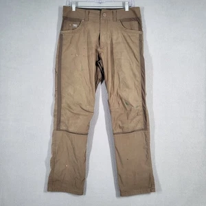 KUHL Hose Herren 32x30 Khaki Braun Utility Arbeit Outdoor Verstärkt - Bild 1 von 20