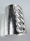 CHIC Designer Chunky Silver Link Chain PLUS SIZE Long Wide Cuff Bracelet PS249