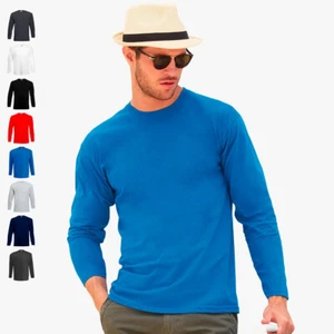 FRUIT OF THE LOOM - Maglietta a maniche lunghe da uomo Valueweight Longsleeve T Shirt - Foto 1 di 35