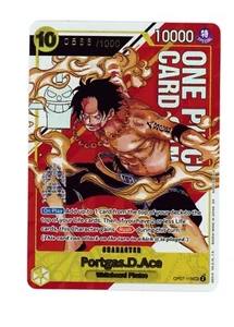 ONE PIECE PROMO SERIAL PORTGAS D. ACE OP07-119 TOP 8 PRIZE 566/1000 ENGLISH - Picture 1 of 2