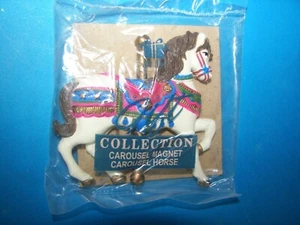 Nuevo de lote antiguo colección Avon 1996 imán de carrusel ""Caballo"" 3" de alto - Imagen 1 de 1