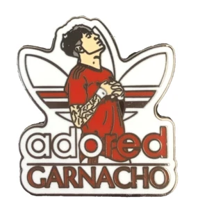 GARNACHO ADORED MAN UTD SOUVENIR PIN BADGE LIMITED EDITION FREE UK 48HR POST - Picture 1 of 3