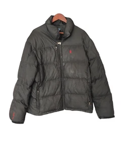 Abrigo Chaqueta Negra para Hombre Polo Ralph Lauren RL 250 Down Bomber Buffer Talla EE. UU. XL - Imagen 1 de 24
