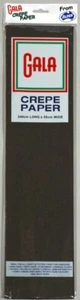 Crepe Paper Gala 240x50cm Black Pk1 - Picture 1 of 1