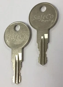 2-Replacement Keys Husky Tool Boxes A00 - A19 SafeCo Brands - Picture 1 of 2