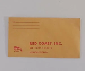 Vintage Red Comet Inc. Fire Control Systems and Equipment Letterhead Envelope - Picture 1 of 2