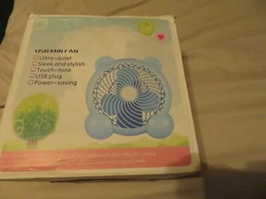 Blue USB Mini Fan - Picture 1 of 3