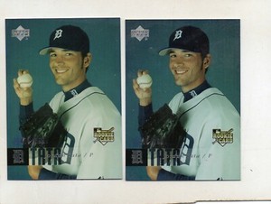 2-jordan tata detroit tigers rc card lot ud 2006 921 106/399 073/399