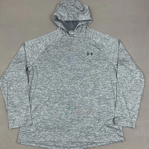 Sudadera con Capucha Under Armour Para Hombre Grande Gris Rendimiento Ligera Transpirable Calce Suelto - Imagen 1 de 10