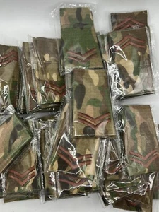 British Army MTP Rank Slides with Tan Chevrons - Corporal - 50 pairs - New - Picture 1 of 2