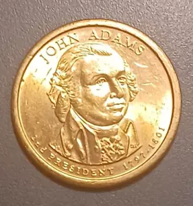 2007-D JOHN ADAMS Presidential $1 2nd President 1797-1801 US Coin (#3) - Picture 1 of 2