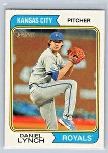2023 Topps Heritage Baseball - Daniel Lynch - Kansas City Royals - Base - #159 - Picture 1 of 2