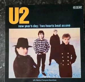 Rare U2 New Year's Day / Two Hearts 1983 French Import 12" 814948 - Picture 1 of 5