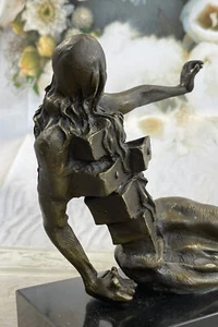 Salvador Dali Abstract Modern art Mid Century Female Bronze Sculpture Statue - Picture 1 of 10