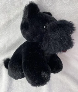 VTG PLUSH Scottie Scottish terrier Black Dog 1985 Windsor LoveLand Stuffed Plush - Picture 1 of 7