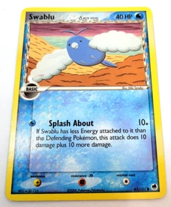 2006 SWABLU 65/101 COMMON EX Dragon Frontiers Delta Species Pokemon Card - Picture 1 of 2