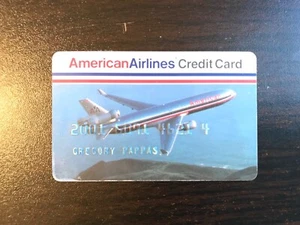 Vintage American Airlines Collector's Item Credit Card - Picture 1 of 9