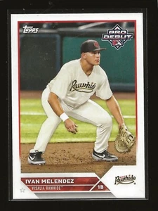 2023 Topps Pro Debut Ivan Melendez Base Card Visalia Rawhide (#PD-149) - Picture 1 of 2