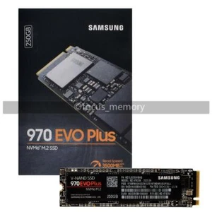 SAMSUNG SSD 970 EVO Plus 250GB M.2 NVMe Internal Hard Drive for Laptop / Desktop - Afbeelding 1 van 6