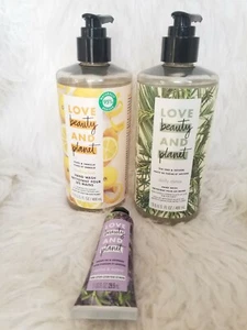2X Love Beauty Planet Hand WashBlooming Fresh Citrus Yuzu & Tee Tree Vetiver - Picture 1 of 5