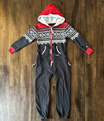 Marius Norwegian One-Piece Loungewear Jumpsuit Sweatsuit Red White Blue Women XS - Image 1 of 4
