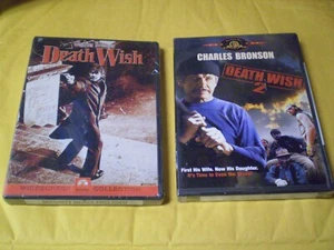 (2) Death Wish DVD Lot: Death Wish 1 & 2 Charles Bronson Both Brand NEW - Picture 1 of 1