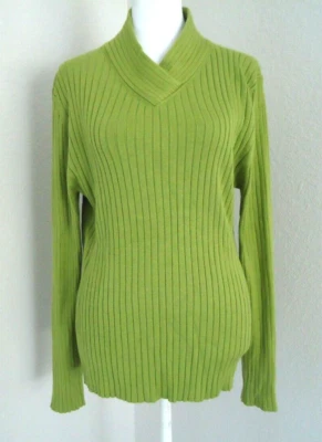 Pierre Cardin Women's Green Sweater Size-L #66 - Image 1 of 4
