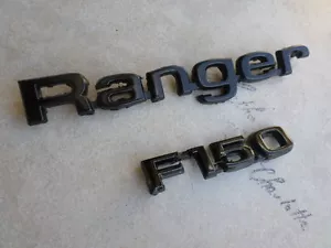 82-88 Ford Ranger F-150 Vintage Metal Emblem E0TB-16B114 Logo Nameplate Decals - Picture 1 of 5