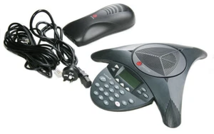 Polycom SoundStation 2 Analogue Conference Phone +Universal Module+Backlit LCD - Picture 1 of 5