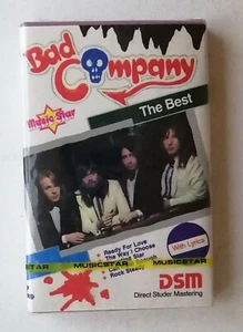 The Best of Bad Company Rare Unusual Malaysia Clamshell Cassette Tape Brand New - Picture 1 of 3
