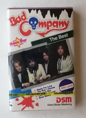 The Best of Bad Company Rare Unusual Malaysia Clamshell Cassette Tape Brand New - Image 1 of 3