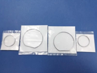 CHROME STAINLESS STEEL GAUGE CLUSTER RINGS SET FOR 1991-1999 BMW E36 3-SERIES - Image 1 of 4