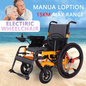 Electric Wheelchair Folding Long Range Lithium Power Motorised Foldable AU NEW - Picture 1 of 14