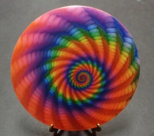 New Disc Golf Innova F2 Champion Metal Flake Orc-173-175 Rainbow Spirals. - Picture 1 of 2