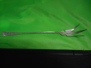 GORHAM STERLING SILVER LETTUCE SERVING FORK 1896 MARYLAND PATTERN NO MONOGRAM - Picture 1 of 9