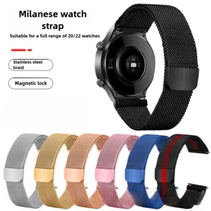 Hochwertiges Milanaise Uhrenarmband Edelstahl Meshband 14mm-20mm Schnellverschluss - Bild 1 von 23