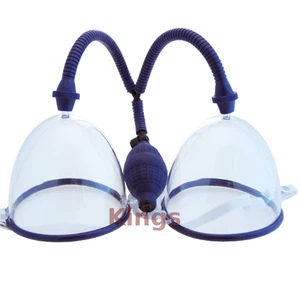 Easy Grow Breast Enlarger Double Vacumn Cups Pump BNIB - Picture 1 of 1