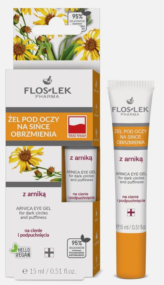 ‎FLOSLEK ARNIKA GEL BRUISES SWELLING OF THE EYE 15ML
