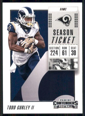 2018 Panini Contenders #46 Todd Gurley II - Image 1 of 2
