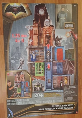 DC COMICS -Mattel ULTIMATE BATCAVE Juego Batman Vs Superman 4FT ¡¡¡TOTALMENTE NUEVO!!!! Foto 1 de 4