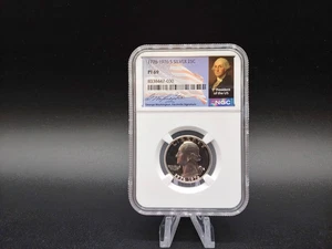 1776 - 1976 "S" Silver Washington Quarter NGC Proof-69 - Special Portrait Label - Picture 1 of 5
