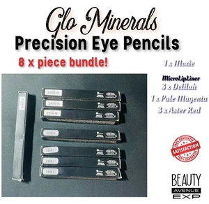 Glo Minerals 8pc BUNDLE Precision Lip Pencil + 7 Micro Lipliner NEW! - Picture 1 of 1